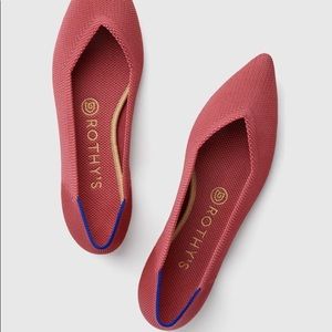 Rothy's Copper Pointed Toe Knit Flats (retired color!)